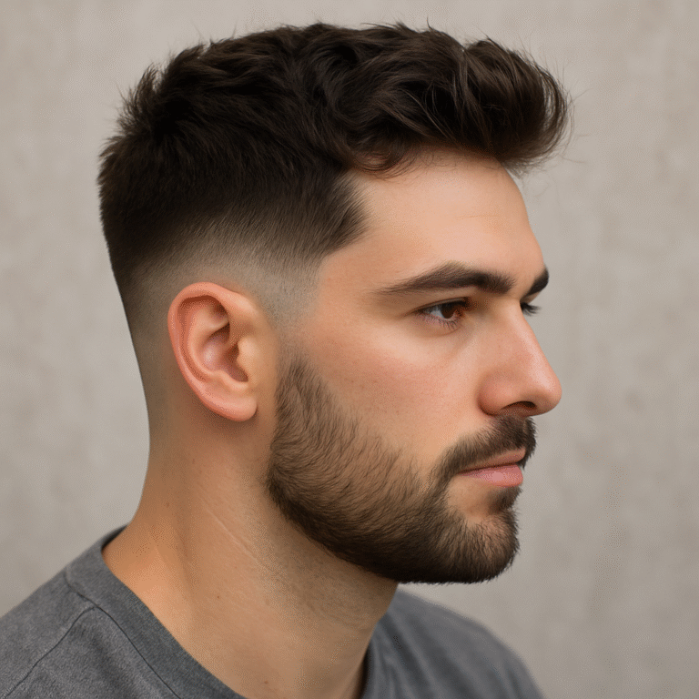 Low Taper Fade for Thick Hair