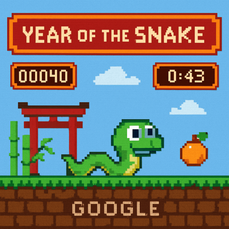 Year of the Snake Google Game