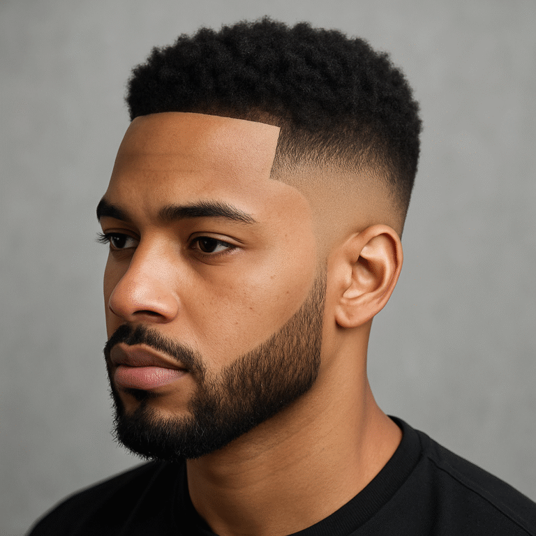 Drop Fade with Line-Up Haircut – The Ultimate Modern Look Drop fade with line-up haircut