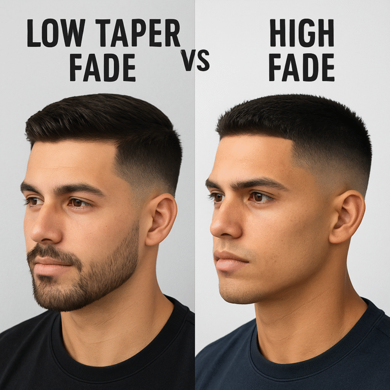 Low Taper Fade vs High Fade: Which One Fits Your Style Low taper fade vs high fade