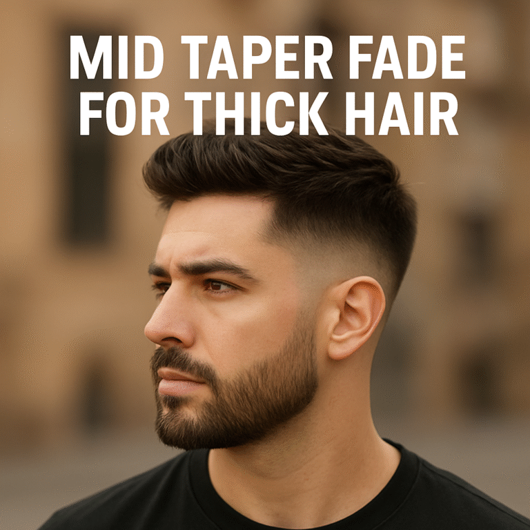 Mid Taper Fade for Thick Hair: The Ultimate Guide Mid taper fade for thick hair